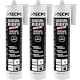 TECPO Scheibenkleber Quickly-Safe, MS-Polymer primerlos mit Kleb- und...