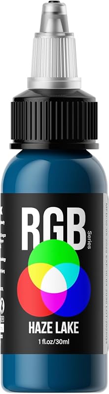Tinta para tatuagem preta HAWINK Ice Layer Blue RGB 30 mL, TI205-30-001