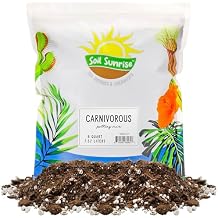 Soil Sunrise Carnivorous Plant Potting Soil Mix 8 Quarts Ideal Additive for Venus Fly Traps, Sundews, and Pitcher Plants