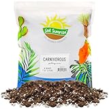 Soil Sunrise Carnivorous Plant Potting Soil Mix (8 Quarts) Ideal Additive for Venus Fly Traps, Sundews, and Pitcher Plants