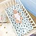 Oliver Jeffers Style Bull Baby Blue Cooling Baby Mattress pad 28