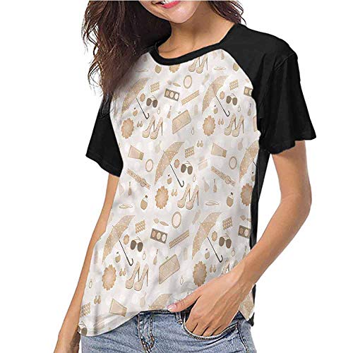 Beige Women's Short Sleeve S-XXL(This is for Size Extra Extra Large) Wood Cubes