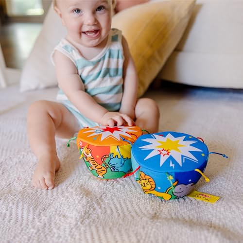Melissa & Doug K's Kids Bongo Drums Soft Musical Instrument, Multicolor, 1 EA - image 5