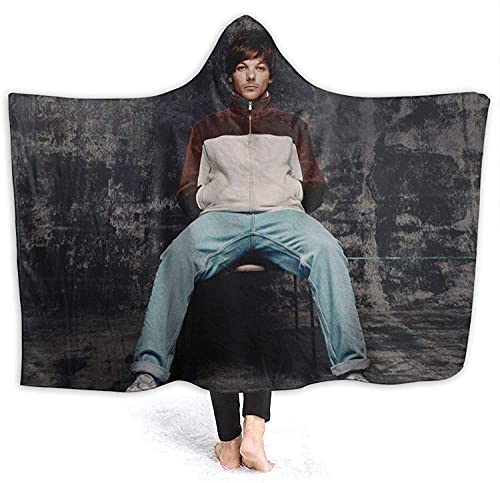 YINGD Louis Tomlinson - Coperta con cappuccio, ultra morbida, leggera,