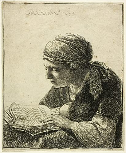 Rembrandt poster sur toile 50 x 70 cm SERENDIPITP d'art imprimé