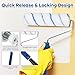 28 PCS Paint Roller Kit with Extension Pole, 4