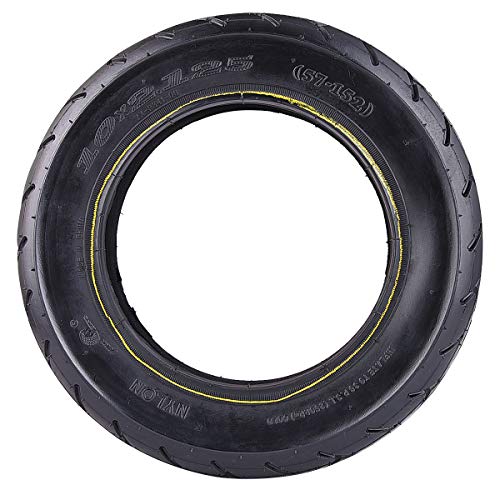 Rutu Heavy Duty 10X2 / 10X2.125 Tire - Compatible With Smart Electric Balance Scooter Bike, Bicycle, Tricycle, Stroller Replacement Wheels - For 10 Inch Tires With 6 Inch Rims #TOP1
