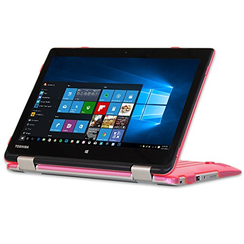 mCover iPearl Hard Shell Case for 11.6-inch Toshiba Satellite Radius 11 L10W Series 2-in-1 Touch Screen Laptop (Pink)