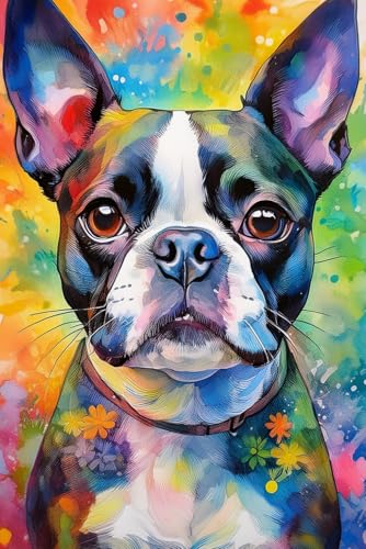 Boston Terrier Daisy: Boston Terrier Notebook Journal | 200 Lined Pages | 6x9"