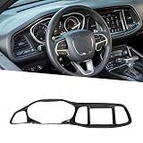 RAZPOY for Challenger Dash Board Trim, Dashboard Center Consoles Cover Navigation Trim Decoration In