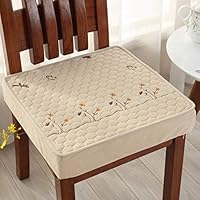 WEIGE Cojín Elevador Cojines De Asiento Antideslizantes Extra-Grueso Felpa Cuadrada Firme Four Seasons Esponja Oficina Coche Cojín Para Silla Para Adultos Pad-A 50x50x8cm (20x20x3