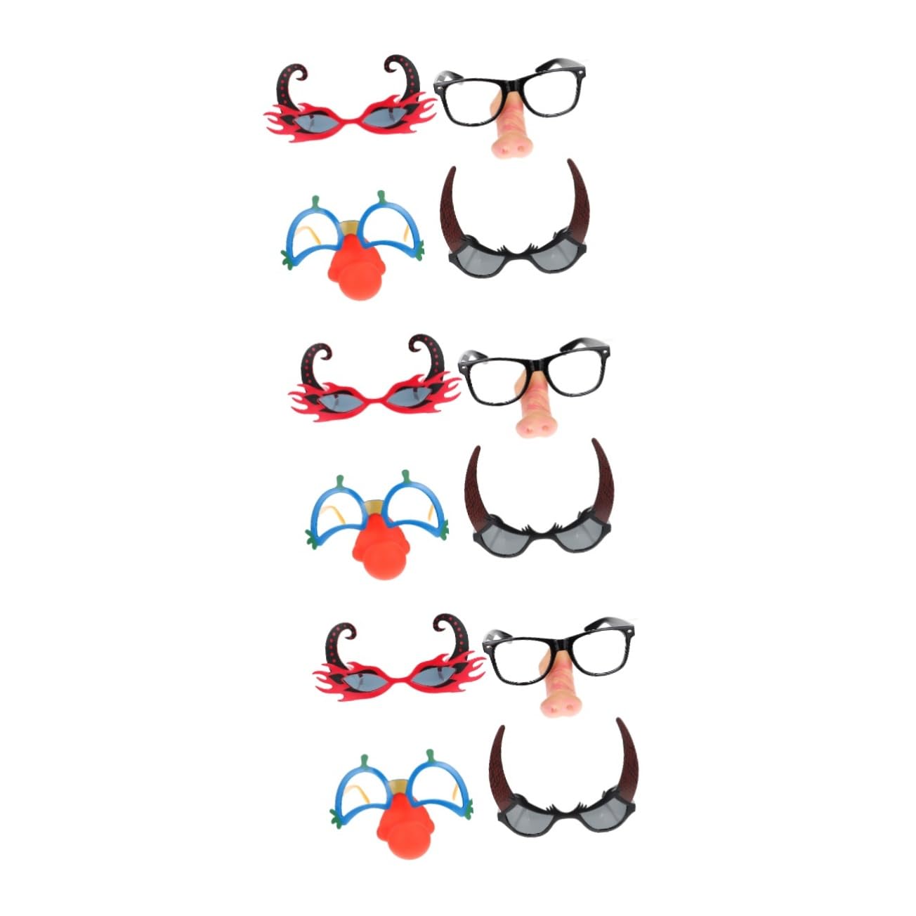 SOIMISS 12piezas Gafas De Fiesta Divertidas De Halloween Material Resistente Livianas y Cómodas Accesorios Para Eventos y Celebraciones Para Adultos