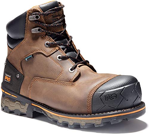 Timberland PRO Men's Boondock 6 Inch Composite Safety Toe Waterproof Industrial Work Boot, Brown, 11.53