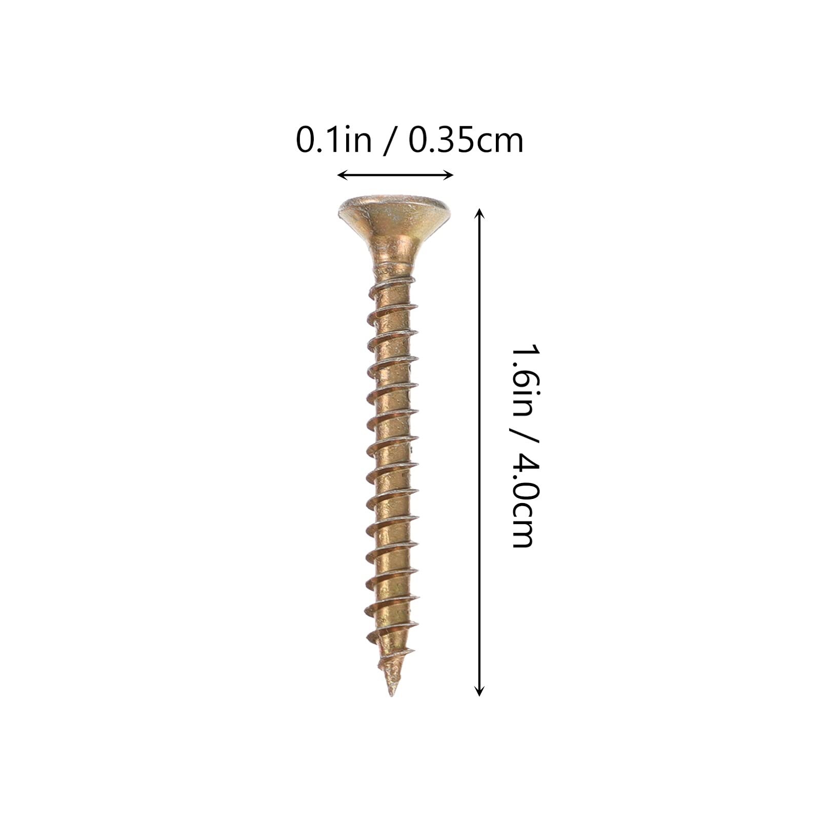 MUCKLILY Plasterboard Fixing Screws 100pc Set Zinc Plated for Durability Wall Anchors Kit