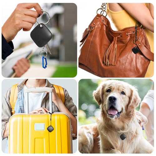 AURTEC Smart GPS Tracker für Haustiere, Fahrzeuge, Schlüssel und Gepäck, kompatibel mit Apple Find My App (nur iOS), Echtzeit-globale Standortverfolgung, Lange Akkulaufzeit, Geo-Fencing, 1 Stück