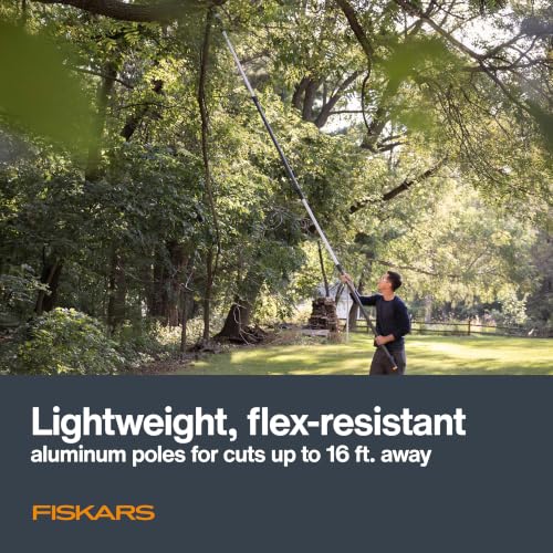 Fiskars 4-16 Ft XtendControl Extendable Modular Pole Saw & Tree Trimmer - image 5