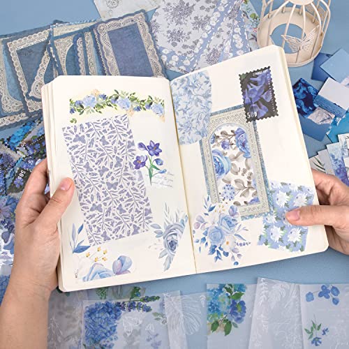 image for GNILLKO 391Pcs Scrapbooking Supplies Kit and Scrapbook Stickers, Journ