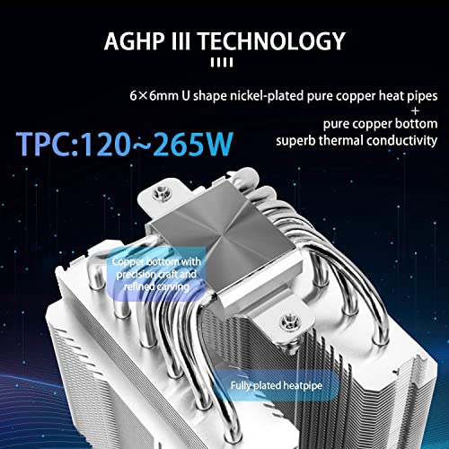 Thermalright Peerless Assassin 120 Se Argb Cpu Air Cooler, 6 Heat Pipes Cpu Cooler, Dual 120Mm Tl-C12C-S Pwm Fan, Aluminium Heatsink Cover, Aghp Technology, For Amd Am4/Am5 Intel 1700/115X/1200 #TOP3