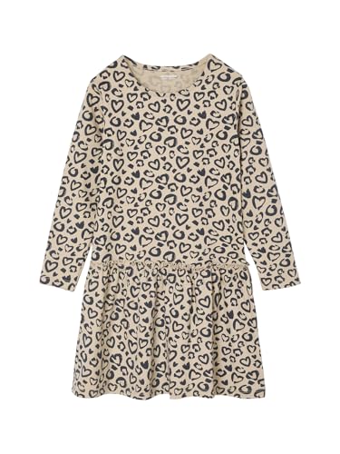 Vertbaudet Mädchen Kleid Basic Puder 128
