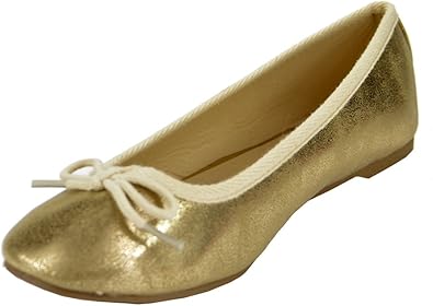 Amazon gold flats Clearance
