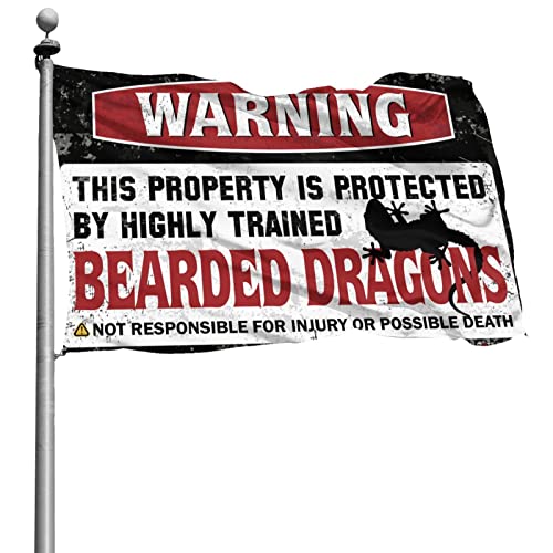Drapeau dragon barbu 152x244 cm Country Boy pour décoration de chambre homme