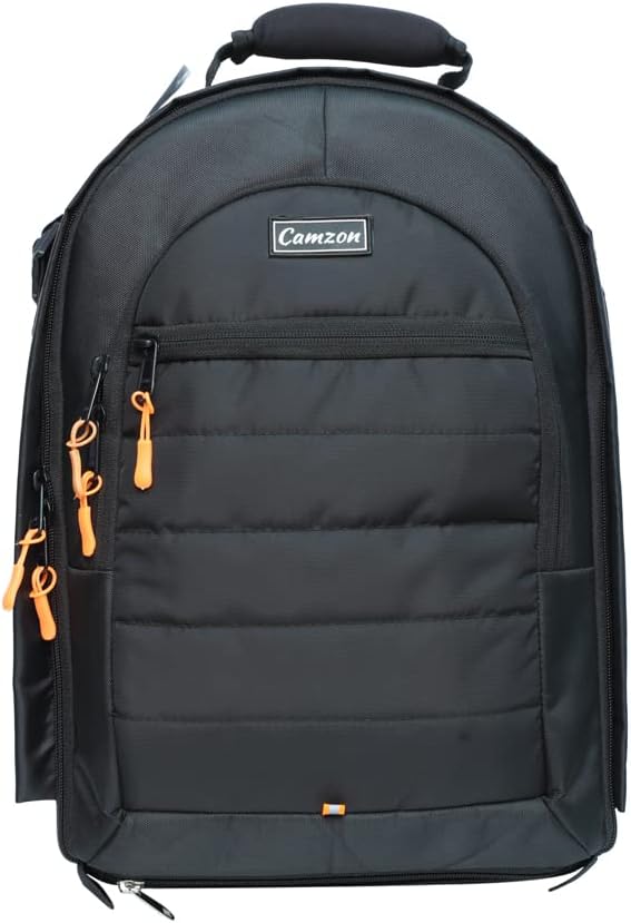Camzon CAMB80 Black Waterproof DSLR Camera Backpack Bag 18 inch