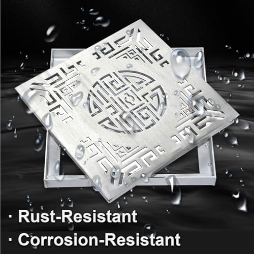 Grille de caniveau design en acier inoxydable pour aménagements élégants