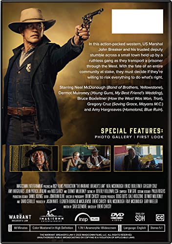 Película The Warrant: Breaker's Law en DVD para tardes de cine en casa y acción 3