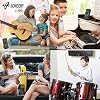 Sondery Digital Metronome for Guitar Piano Drum and All Instruments, Woman Vocal Counting Option, Direct Controls via Buttons, Easily Reading Big Screen, Power by Batteries or USB