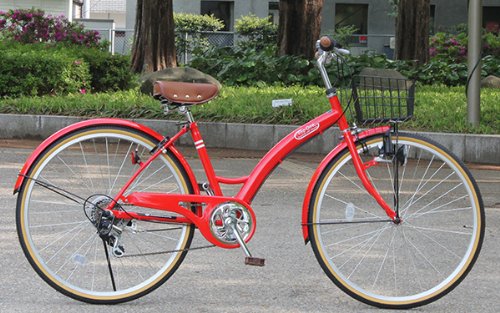 Amazon | トップワン(TOP ONE) 26インチシティサイクル シマノ製6段