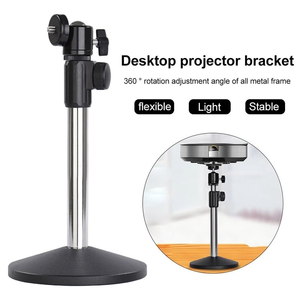 Support Vidéoprojecteur Support de trépied Support de projecteur en métal Support Universel réglable Support de projecteur de Bureau télescopique Support Projecteur