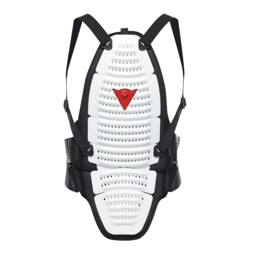 Dainese - Junction Wave 03, Protection Dorsale pour Ski et Snowboard avec Bretelles, Blanc, Homme