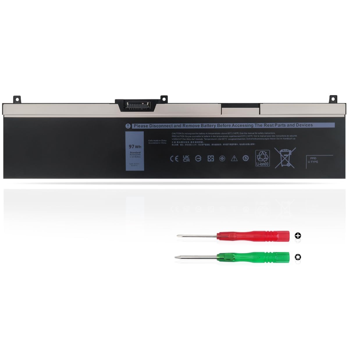 97Wh NYFJH Batterie pour Dell Precision 7530 7730 7540 7740 P74F P74F001 P74F002 P34E P34E001 P34E002 Série 451-BCGI 0NYFJH 0WMRC 0GW0K9 GW0K9 11.4V 8070mAh