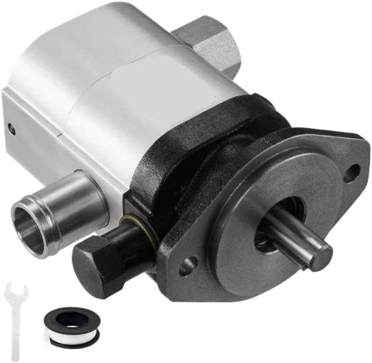 Hydraulic Wood Log Splitter Pump 22GPM 2 Stage 4000PSI Aluminum Gear Pump Compatible With Small Engine Mounting Snowplow And Other Hydraulic Systems