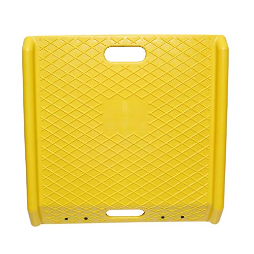BISupply Portable Curb Ramp - Car & Motorcycle Ramps, 4.5in, 1-Pack - Thumbnail 2