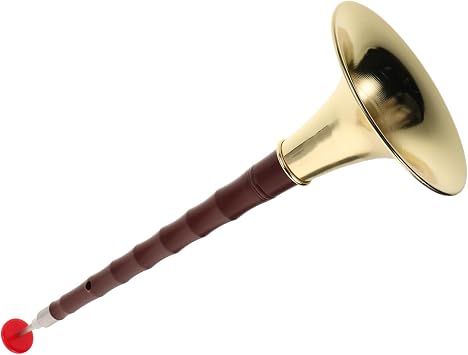 Suona Wind Instrument Beginner Practice Set, Lightweight Abs Resin Body Redwood and Black Ebony Finish, High Strength Corrosion-resistant Chinese Folk Music Instrument
