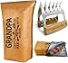 Gifts for Grandpa, Christmas Grandpa Gifts from Grandkids BBQ Blanket with Meat Claws, Meat Resting Bag for BBQ Smoking, Meat Shredder Claws Grill Accessories for Outdoor Grill on Birthday