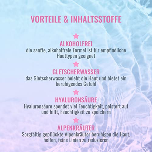 Gesichtswasser für unreine Haut mit Hyaluron - Toner fürs Gesicht ohne Alkohol mit Hyaluronsäure und echtem… - Image 5