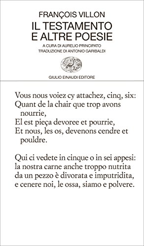 Il testamento e altre poesie (Collezione di poesia Vol. 426) Il testamento e altre poesie (Collezione di poesia Vol. 426)