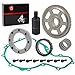 Flywheel Puller & Starter Clutch kit Idler Gear 72T One Way Bearing W/Gasket For Polaris Predator Outlaw 500 2003-2007 3088048 3088049 3089451