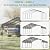 Quinora Heavy Duty 20x20FT Metal Carport with Reinforced Legs & Frame, Outdoor Carport with Galvanized Steel Roof, All-Weather Shelter for Cars, Trucks, Boats & Tractors