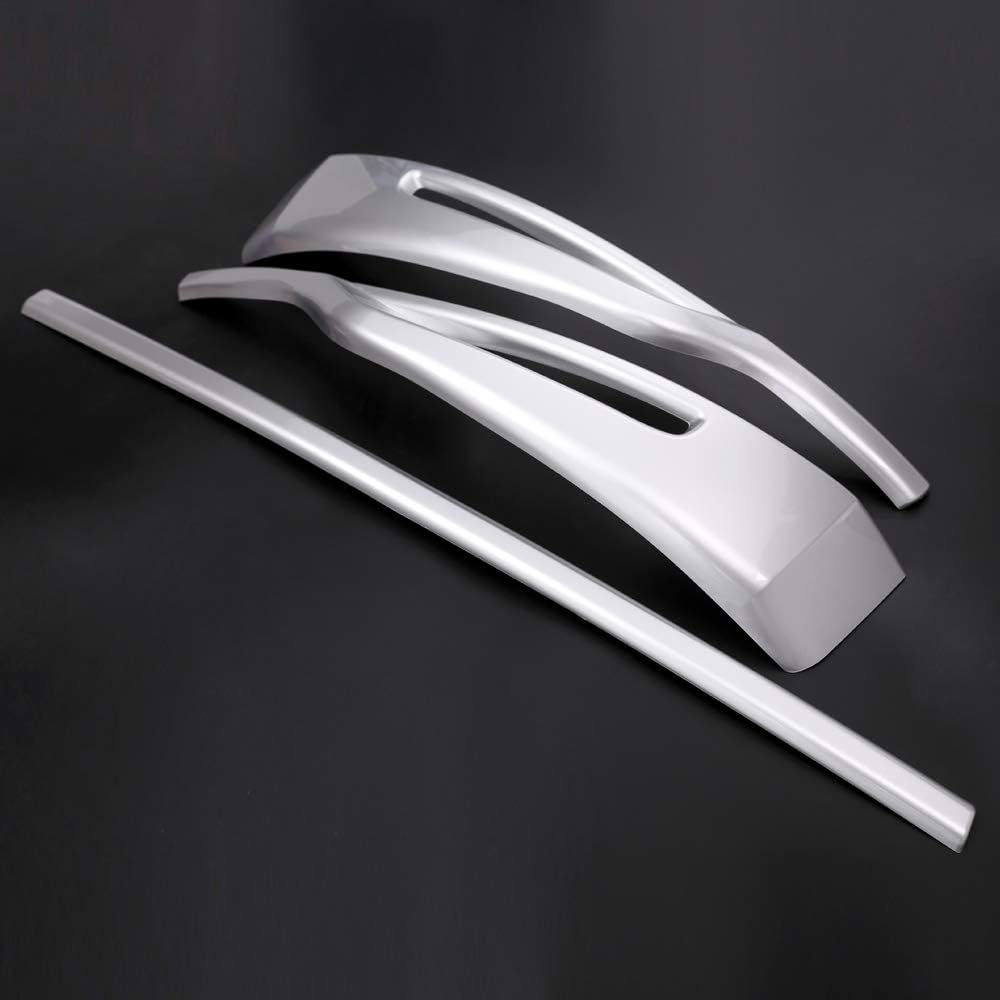 ABS Matte Chrome Front Grill Bumper Cover Trim For Jaguar F-Pace F Pace Prestige Premuim 2016 2017 2018