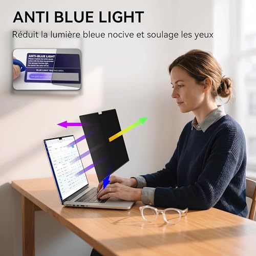Filtre Confidentialité Magnétique MacBook Pro 14 Anti-Espion - 4