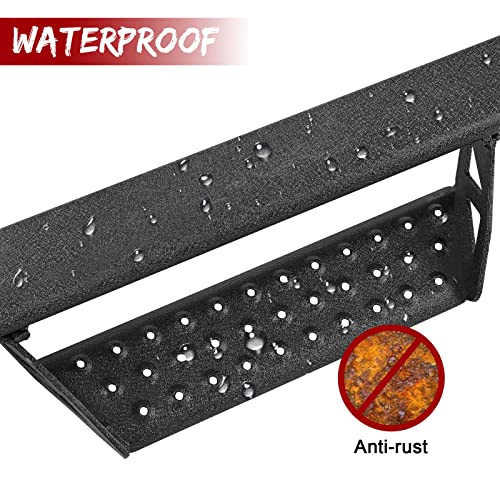 Estribos para Toyota Tacoma Access Cab 2005-2023 negro 3 pulg miniatura 4