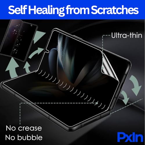 Image of Pxin Mobile Privacy Guard for Xiaomi Mix Fold 2 5G main screen | Mobile Privacy screen protector | Anti Glare | Anti Spy Protector | Reduces blue light | Self healing from scratches