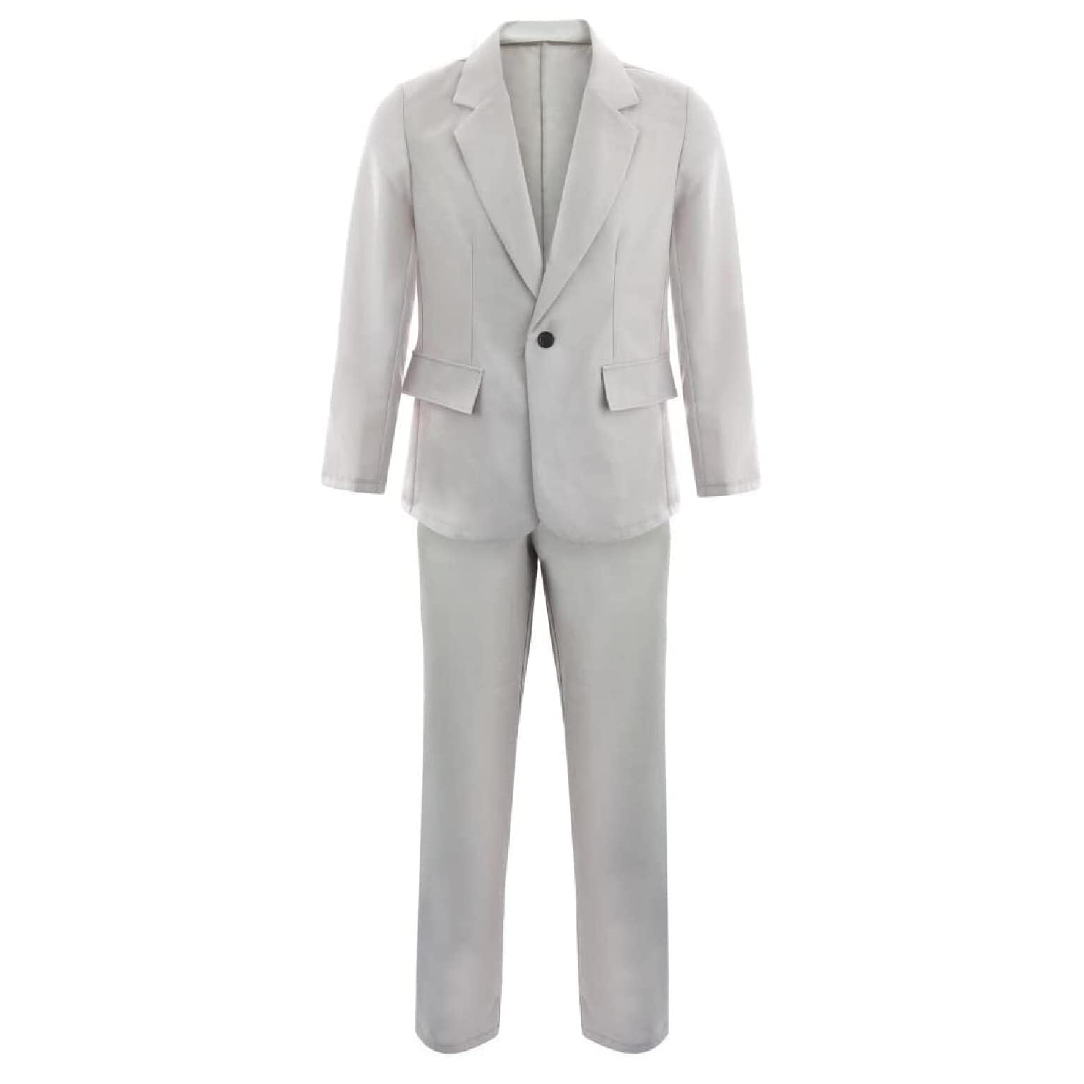 Adults Grey Suit Costume - Small - Grey Suit Jacket and Matching Trousers - Mens TV and Film Fancy Dress Costume
