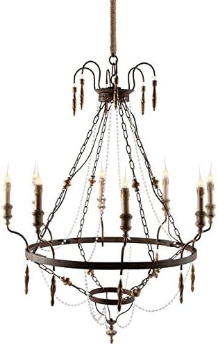 Rimini French Country Chandelier with Crystal