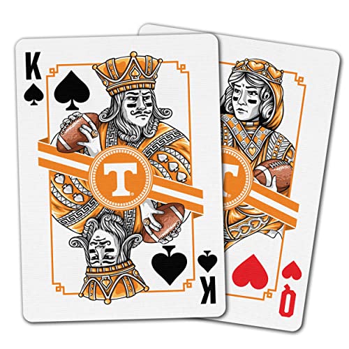 Image of YouTheFan NCAA Officially-Licensed Playing Cards - Original Artwork on All face Cards and Jokers - Team's Official Colors - Quality Linen Texture - Designed in The USA