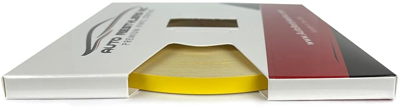 Fita de Pinstriping Automotivo em Vinil 3M Film Series 7125 Amarelo Brilhante 1/4" x 45,72 m – 1 rolo