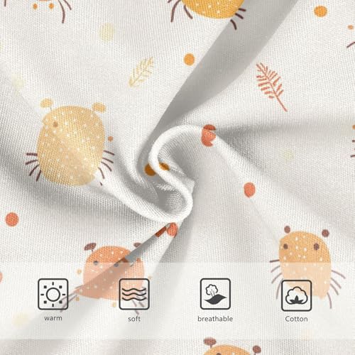 Wusikd Cute Hermit Crabs Girls' Underwear Cotton Girls Briefs Soft Toddler Underwear 2T3